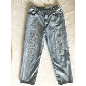 Levi's 94 Baggy Jeans Light Wash Denim Baggy Tapered Straight Women's Size 30